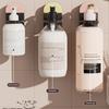 Suction Cup Bathroom Hanger Wall Mounted Hook Space Saving Organizer Adjustable Soap Dispenser Holder for Shower Shampoo Bottle