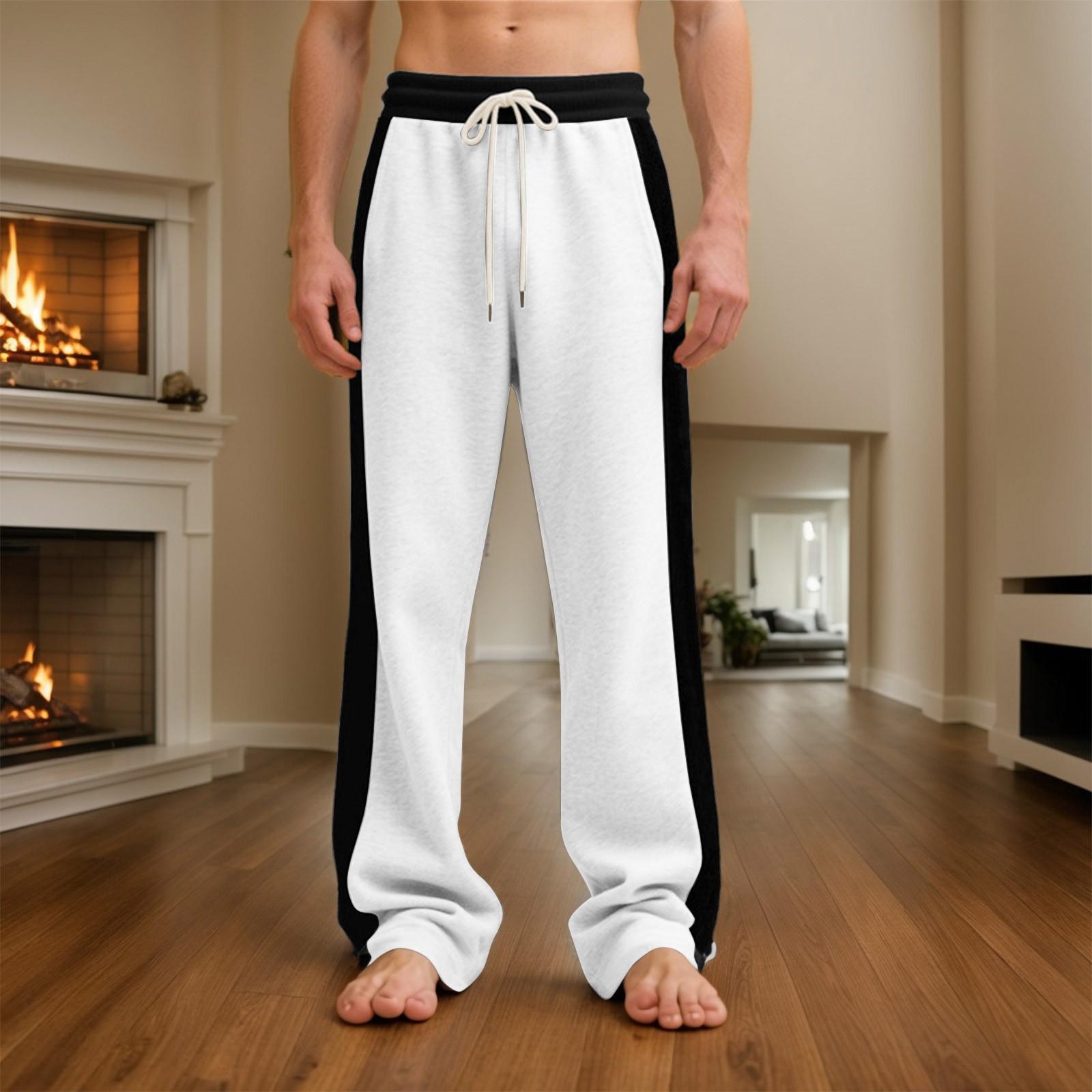 

Мужские повседневные брюки на шнурке, все дышащие мужские брюки на шнурке, весна и осень, винтажные пэчворк, новые мужские свободные прямые брюки на шнурке XXXL