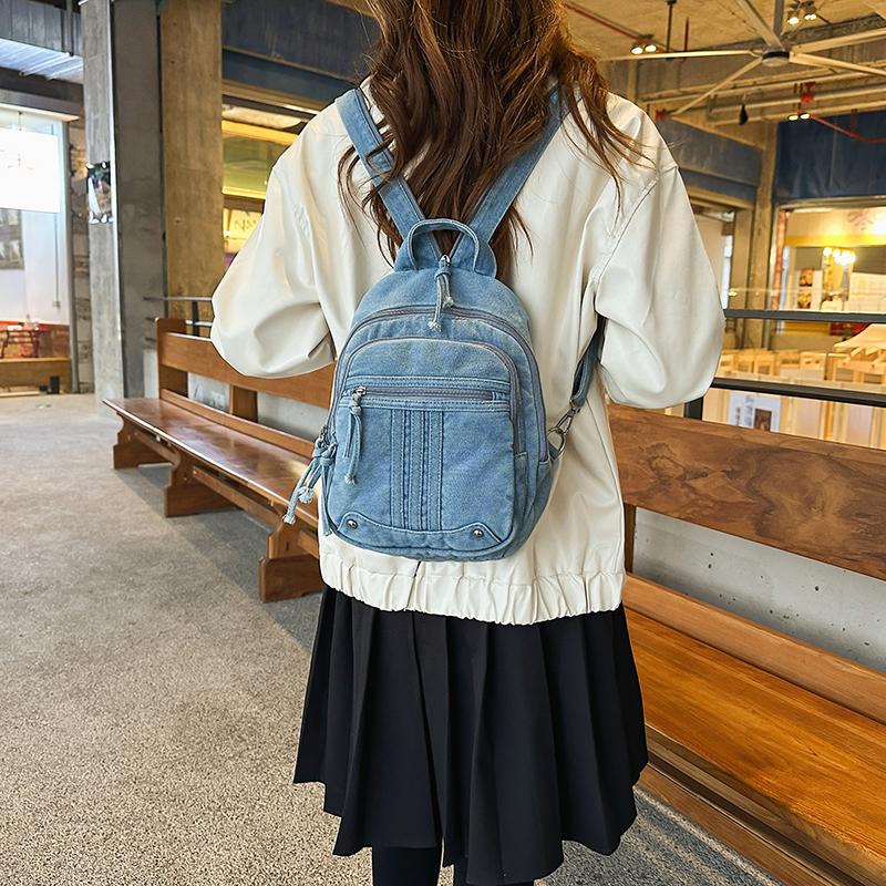 Bull Backpack Large Capacity Multi-Pocket Retro Backpack
