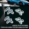 4pcs Upper Control Arm Suspension Set Aluminum Alignment Caster Cambers Set Enhancing Vehicle Stability for Vehicles 