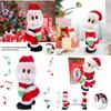Whimsical Christmas Animated Santa Toy Featuring Lively Music And Charming Plush Design