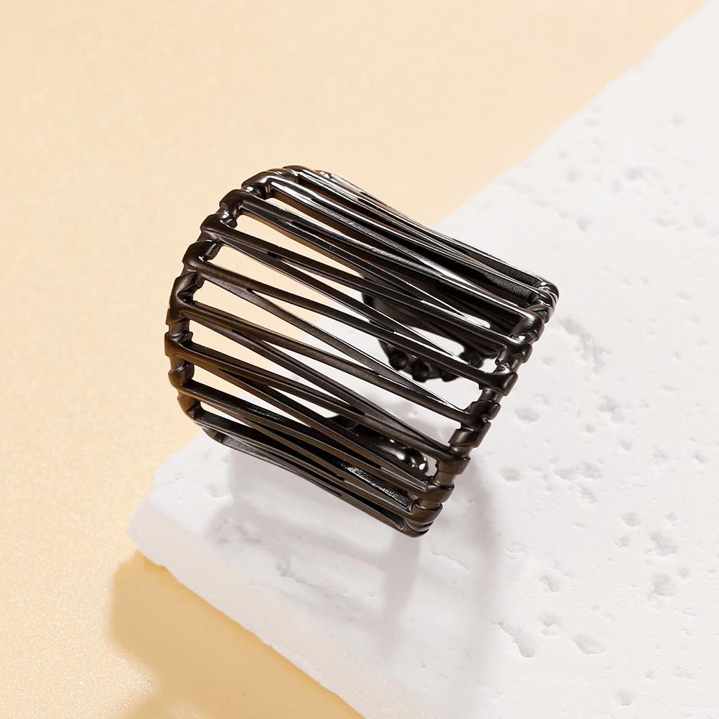 Ins Style Irregular Geometric Stainless Steel Colorfast Open Ring