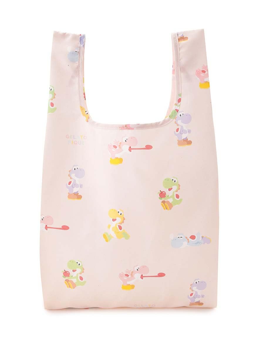 

Nintendo Toad Yoshi Print Convenience Store Eco Bag PWGB252625 PNK [Gelato Pique] & All-Over Women s (Yoshi)