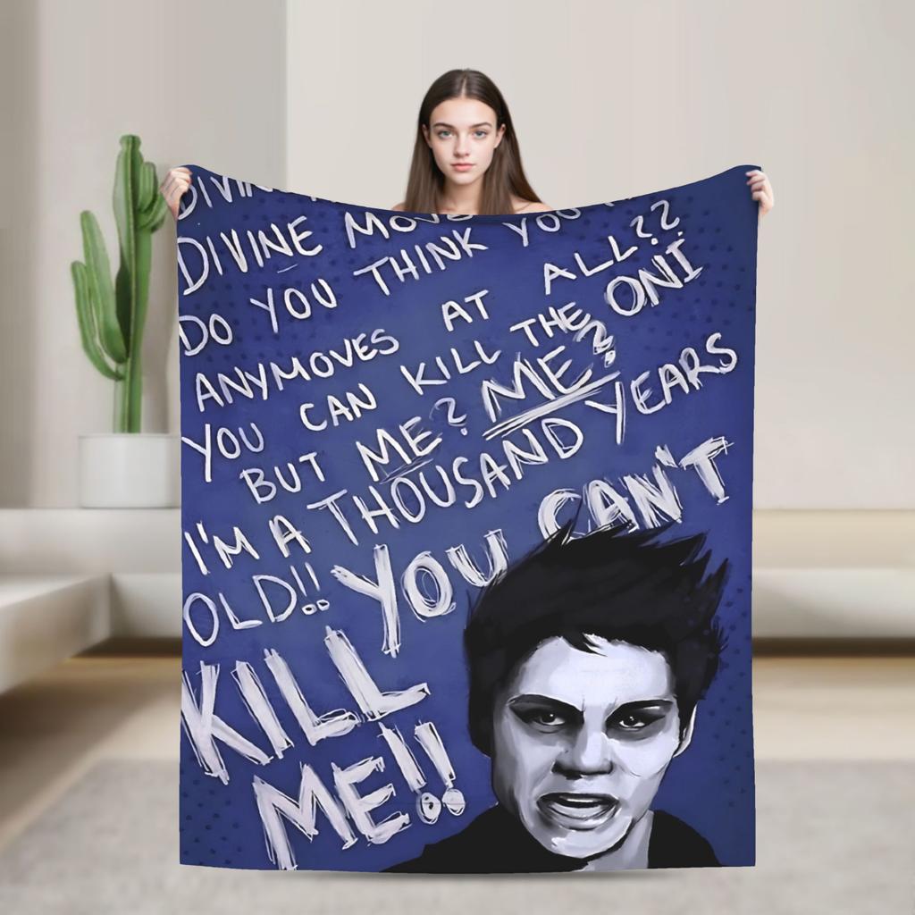 Revelations Teen Wolf Blanket  Travel Flannel Throw Blanket For Living Room Super Soft Design Quality Bedspread Birthday Present