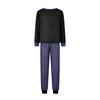Family Matching Christmas Print Neck Long Sleeve Top and Pants Pajama Set