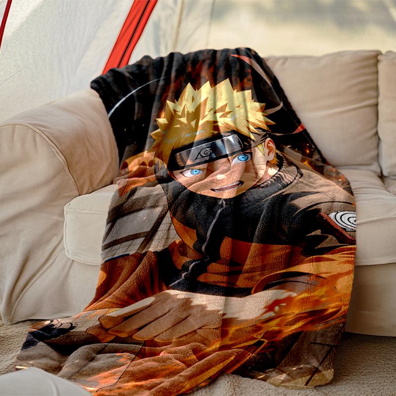 1pc Snug naruto Blanket, Lightweight & Durable Print Blanket, Perfect for Home, Couch, Bed, Picnic, Travel, Office