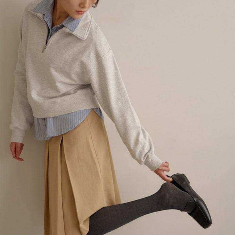 Marun5 [1+1] Generous Knit Modal Cotton Stockings