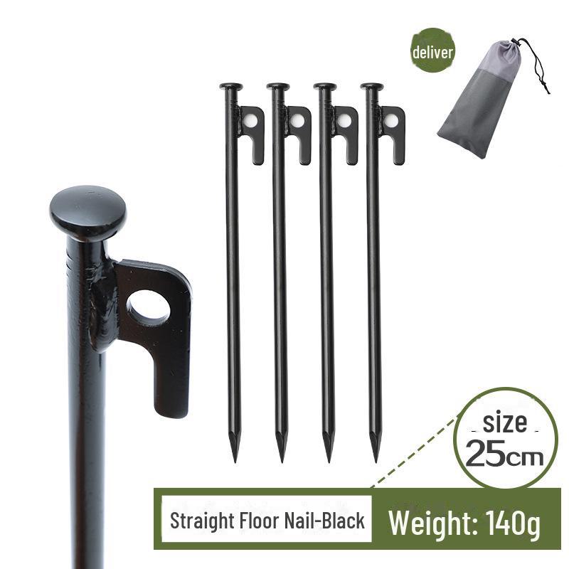 Větruodolné kolíky pro venkovní kemping - 20/25/30/40 cm