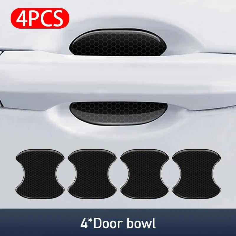 Car Door Handle Protective Film Door Bowl Anti Scratch Sticker Reflective Strip Epoxy Protector Moulding Trim Strip