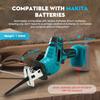 Cordless Reciprocating Saw 18V Adjustable Speed Chain Saw Metal Pipe Cutting Tool Suitable for Makita 18V Battery