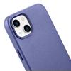Genuine leather case for iPhone 14 Plus MagSafe Case Leather light purple