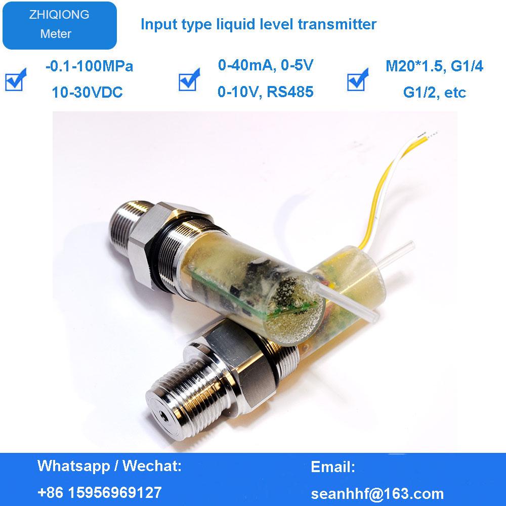 RS485 Modbus Digital Water Pressure Transmitter Water Supply Pressure Sensor 0-60mpa 0-5v 0-10v 4-20ma output