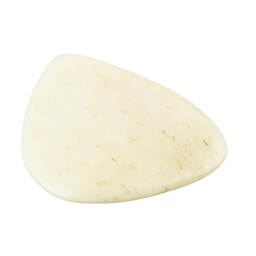 Guitar Pick Ox Bone Skidproof Easy Playing Plucking Pick Accessory for Performance Flat Surfaces