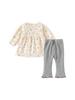 Spring & Autumn Style Infant & Toddler Long-Sleeve Pants Set: Fashionable Print, Two-Piece Outfit for Girls Aged 0-6 Years