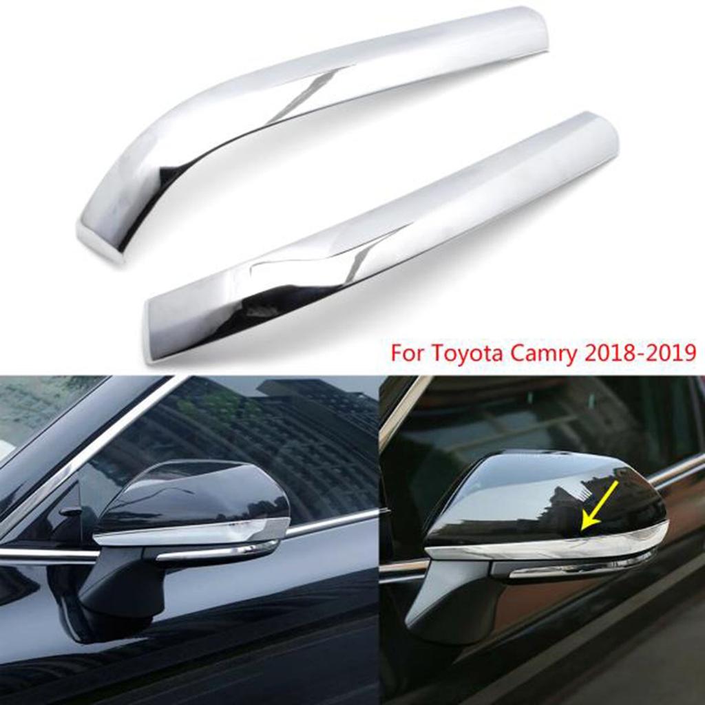 Chrome Silver Rearview Side Mirror Cover Trim For Toyota Highlander 2009-2014
