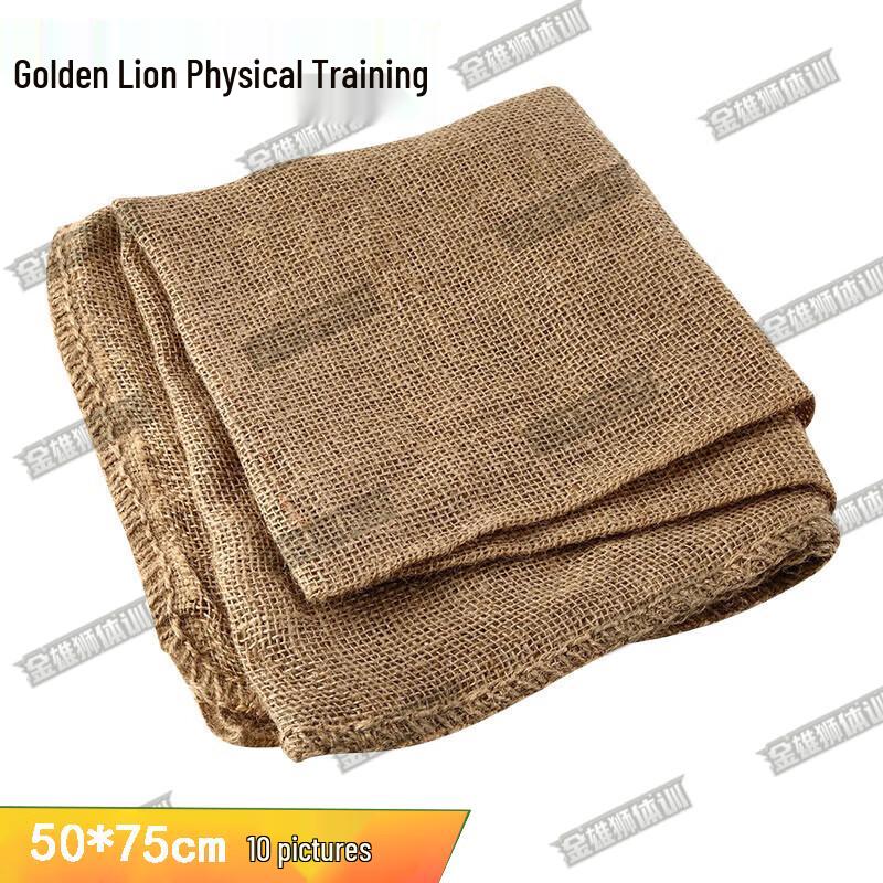 Golden Lion Thickened Jute Linen Fabric Sheets