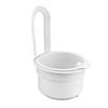 ABS Material Hanging Sink Basket with Press Type Drain Design for Kitchen Food Waste Filtration and Water Drainage Easy To Hang