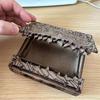 Dungeons And Dragons Monster Book Storage Box, Wooden Storage Box Decoration Decorative Dice Holder, Brown,For The Tabletop Gift