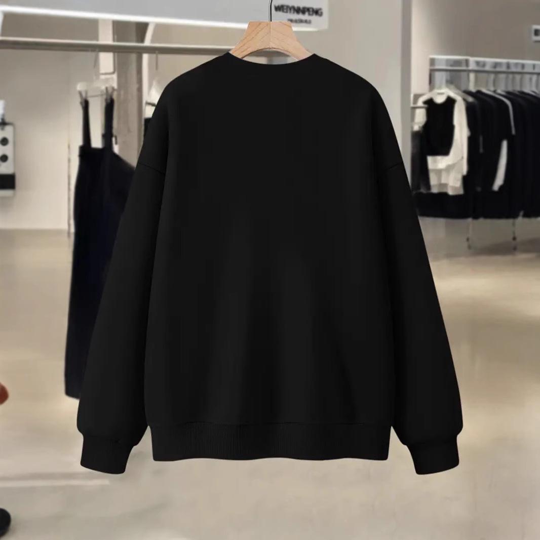 

Women s Casual Cross-Border Round Neck Long Sleeve Sweatshirt Medium
