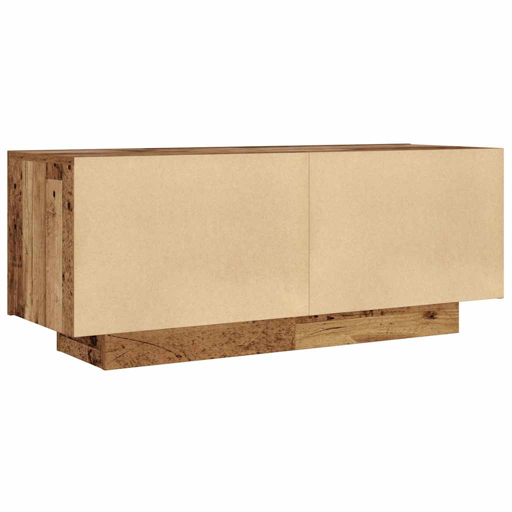 TV Cabinet with Rustic Wood Look 100 x 35 x 40 cm Engineered Wood
