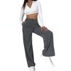 Autumn New Women's High Waist Casual Pants Wide Leg Corduroy Trousers for Women
