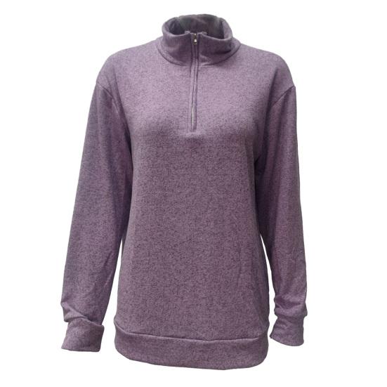 thumbnail image 2 of Mens Zip Sweater Pullover Knit Long Sleeve Crew Neck 100 2 of 13