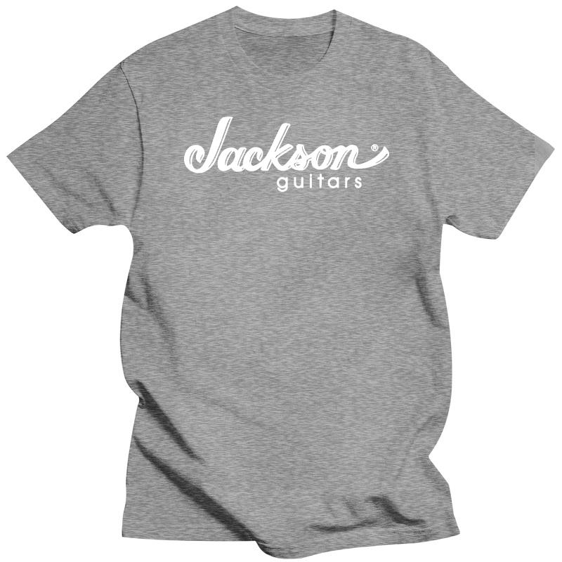 JACKSON Guitars Logo T-shirt New Black Rock Guitarist Metal Band Short Sleeve Cotton T Shirts Man Clothing