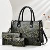 Exquisite Embossed 3Piece Set Women's Bag Shoulder Crossbody Bags for Women Luxury Designer Messenger Bag Purses and Handbags
