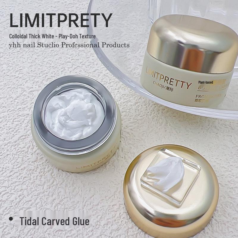 

Tidal Thick Light Carved Ice Flower Gel Nail Polish - Non-Washable Salon Special