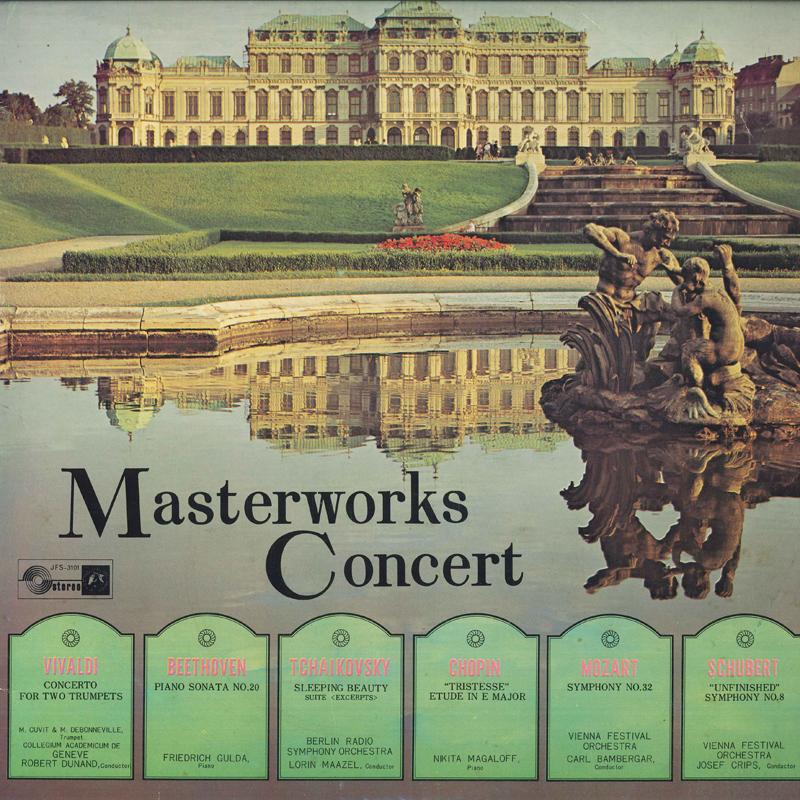 

LP Record VARIOUS - Masterworks CONCERT JFS3101 CONCERT HALL Japan Classical Used