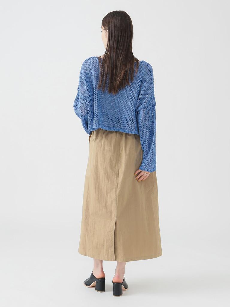 B:MING LIFE STORE by BEAMS Women's L/S Knit Mixed Yarn Pullover in Blue Freee