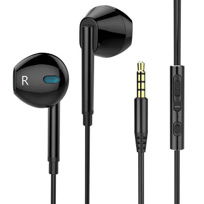 6D Surround Sound Metal Headphones 3.5mm&type-C Wired Control Headsets With HD Mic Earbuds For iPhone15/16 For Samsung Earphones