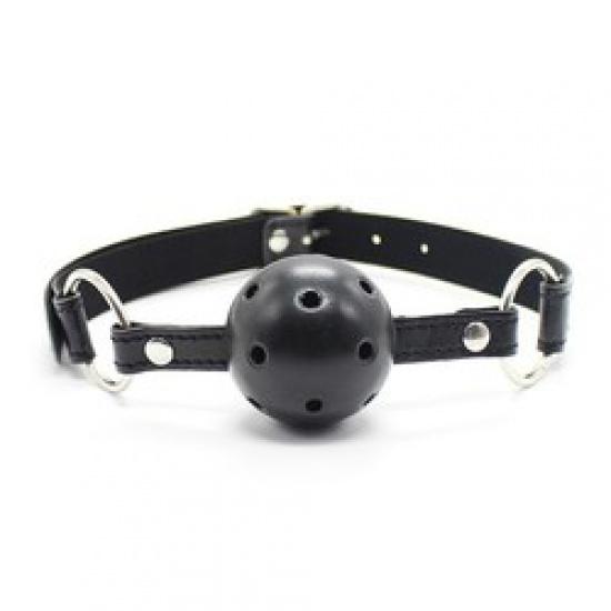 Bdsm Fetish Leather Sex Products Bondage Belt Mouth Ball Gag Plastic Ball Adult  Gags Erotic Sm Toys Open Mouth Gag For