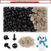 100pcs 6mm Black Doll Eyes - DIY Art Accessories