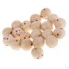 20 Pcs Wooden Beads Spacer Loose for Kids Bead Crafts