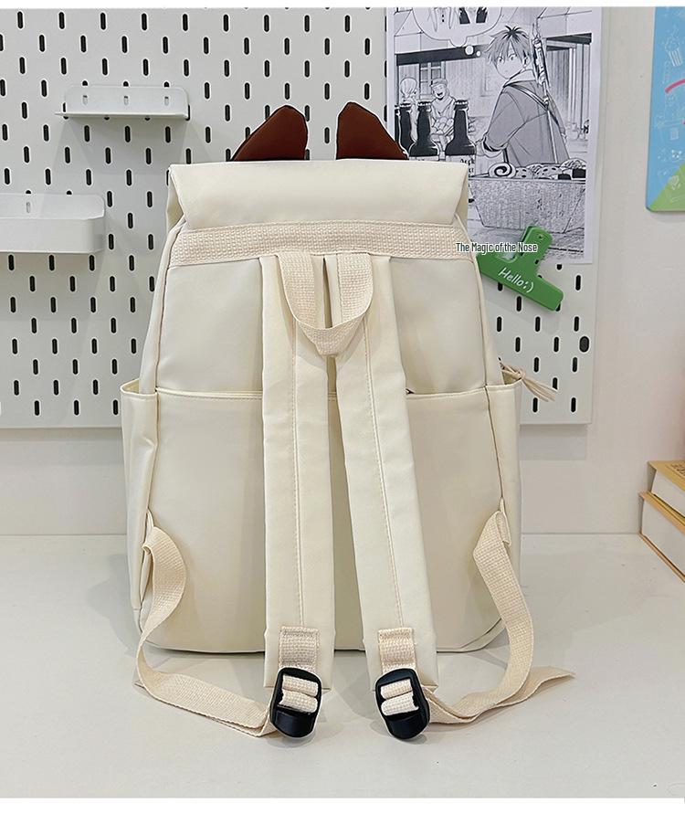 Korean Style Lightweight Cartoon Cat Backpack for Primary School Girls