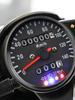 Motorcycle Dual Odometer Speedometer Motorcycle Tachometer Retro Instrument Black Motorcycle Modification Accessories