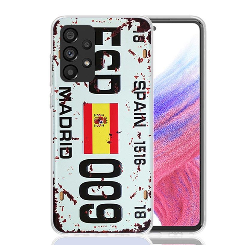 License New York Plate Number Phone Case For Samsung Galaxy A13 A14 A15 A16 A53 A54 A55 A56 A33 A34 A35 A36 A23 A24 A25 A26 A05S