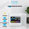 Color LCD Digital Projection Alarm Clock Temperature Thermometer Humidity Hygrometer Desk LED Time Projector Calendar