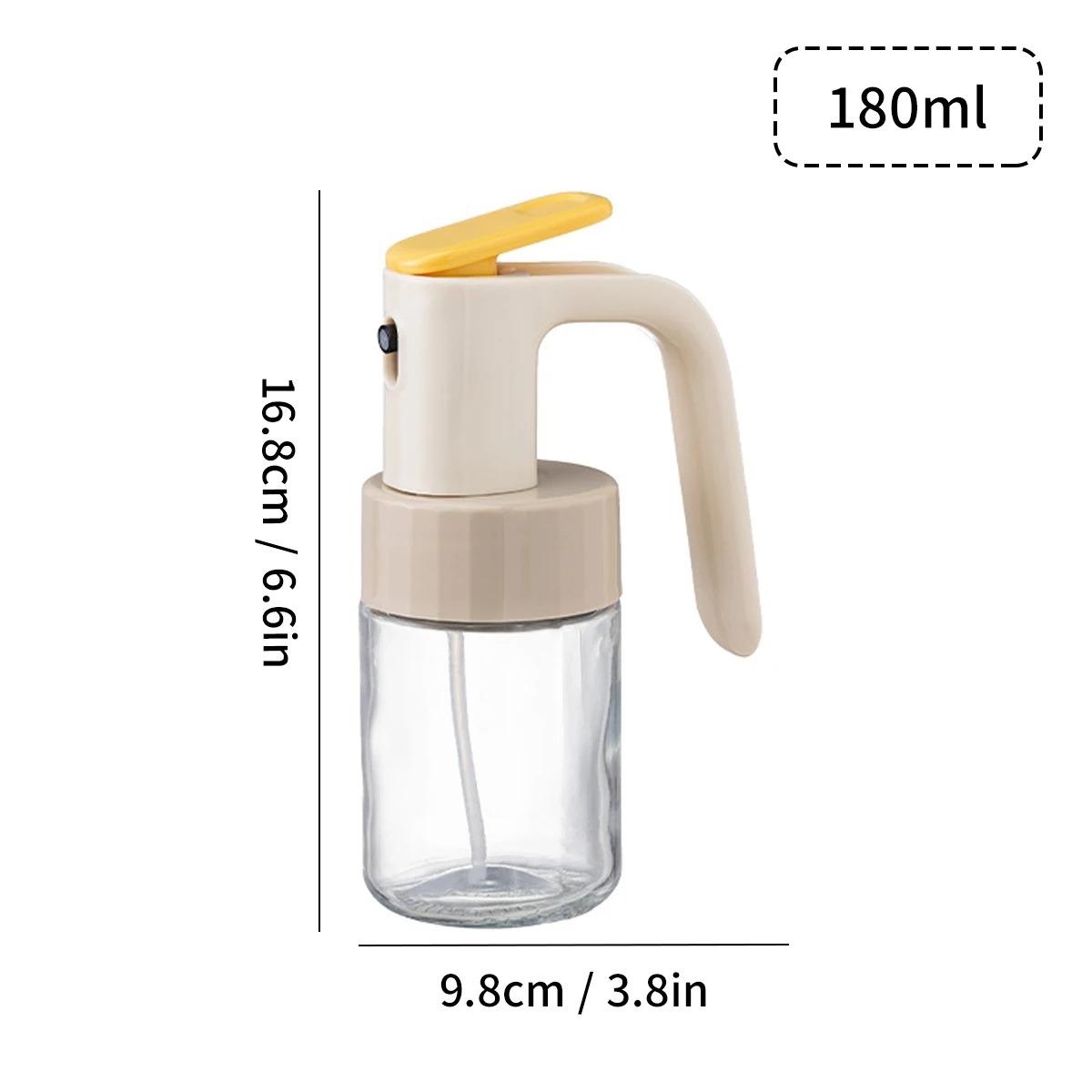 

250 мл Бутылки-спреи для масла Стеклянный спрей-кувшин для масла для аэрофритюрницы Кухонная утварь Распылитель масла Нажимная бутылка для приправ баночки для специй