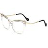 Oversized Leopard Cat Eye Reading Glasses Women Vintage Big Frame Anti Blue Light Presbyopia Glasses +2 +4 Leesbril