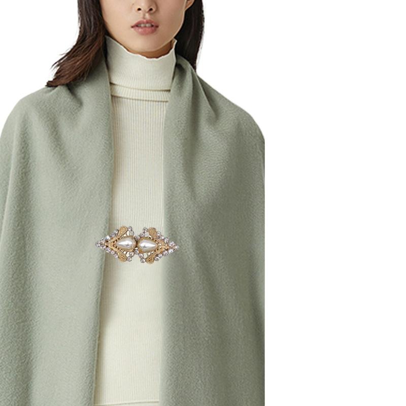 1PC Waist Fixed Brooch Vintage Rhinestone Sweater Clasp Clothing Accessories Cloak Buckle Collar Clip Clothes Alloy New Women
