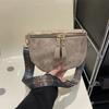 Stylish Hobo Solid Color Satchel Luxury Designer Chest Bag Women's PU Leather Waist Bags Wide Strap Fashi Fanny Shoulder Pack