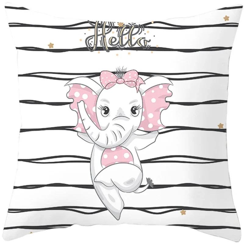 Ins Net Celebrity Cartoon Unicorn Pillow Sofa Pillow Cushion Cover Hot Household Items One Drop Delive