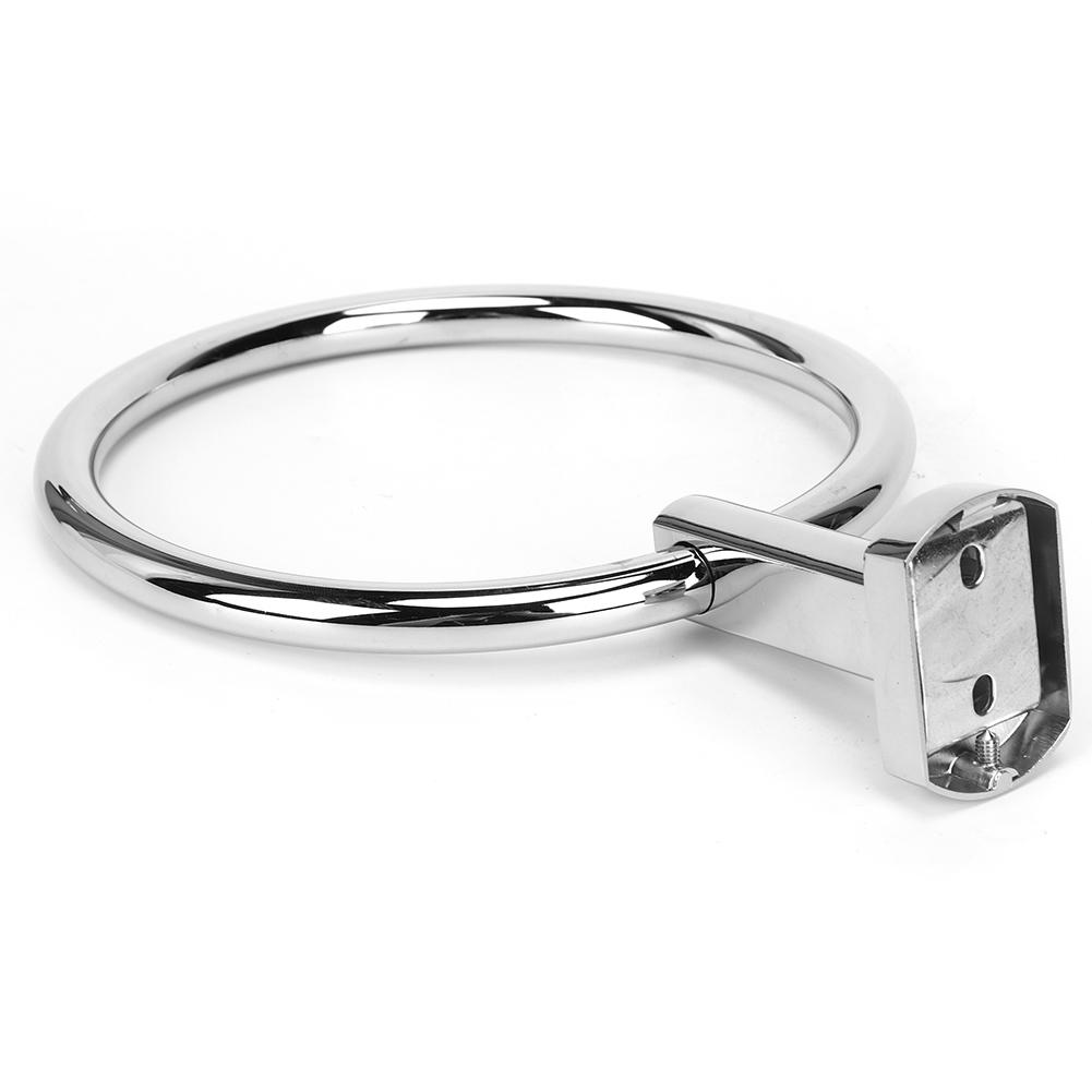 

Wall Mounted Towel Ring Stainless Steel Bathroom Round Towel Rack Holders Accessory