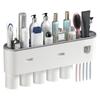 Badezimmer Adsorption Inverted Zahnbürstenhalter Wand Automatische Zahnpasta Squeezer Lagerregal Badezimmer Zubehör