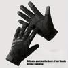 1Pair Wear-resistant Breathable Non-slip Cycling Touch Screen Full Finger Gloves Suitable for Outdoor Sports Riding On the Field Camping Training