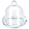 Glass Lemon Container with Lid for Storing and Serving Lemons