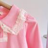 Spring-Style Baby Girl Babydoll Top & Long Pants Set