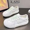 Cowhide version of German training shoes women's versatile mesh breathable little white shoes 2025 summer new casual sports shoes board shoes